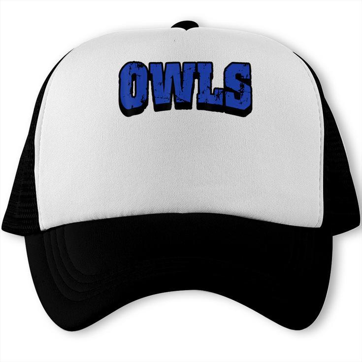 Owls Back To School Spirit B Trucker Cap Owls Back To School Spirit B Trucker Cap