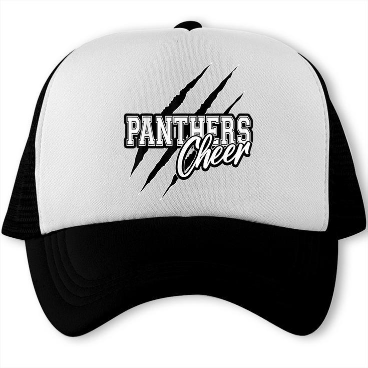Panthers Cheer Back To School Cheerleading Team Spirit Trucker Cap