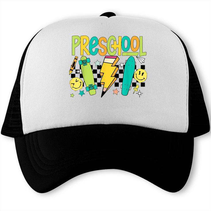 Preschool Skateboard Back To School Boy Girl Kid Trucker Cap