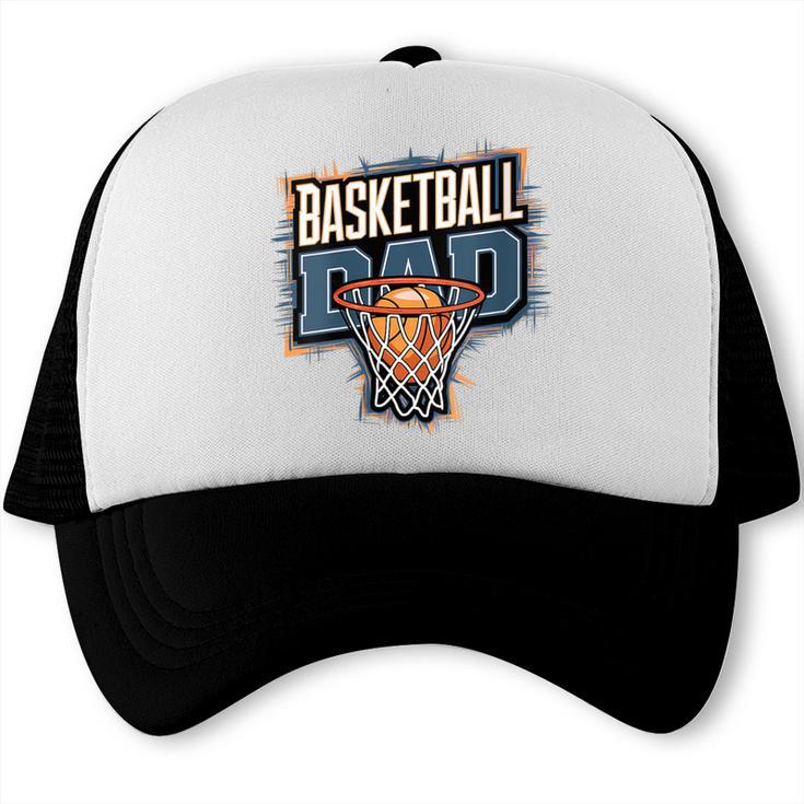Proud Baseball Dad Game Day Sports-Loving Coach Fathers Trucker Cap