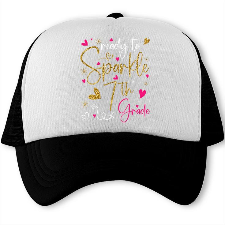 Ready To Sparkle 7th Grade Back To School For Girls Performance Trucker Cap