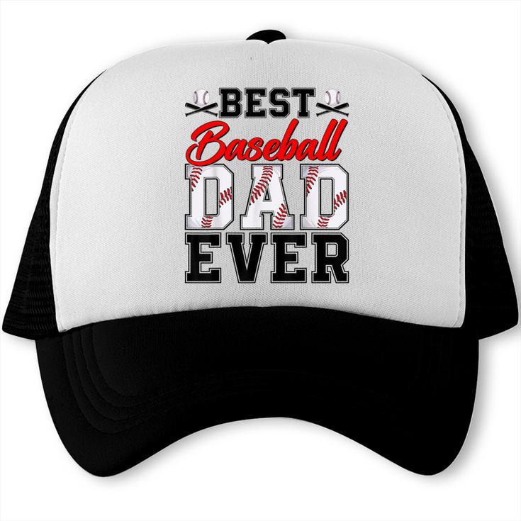 Retro Best Baseball Dad Ever Daddy Happy Fathers Day Men Trucker Cap Retro Best Baseball Dad Ever Daddy Happy Fathers Day Men Trucker Cap