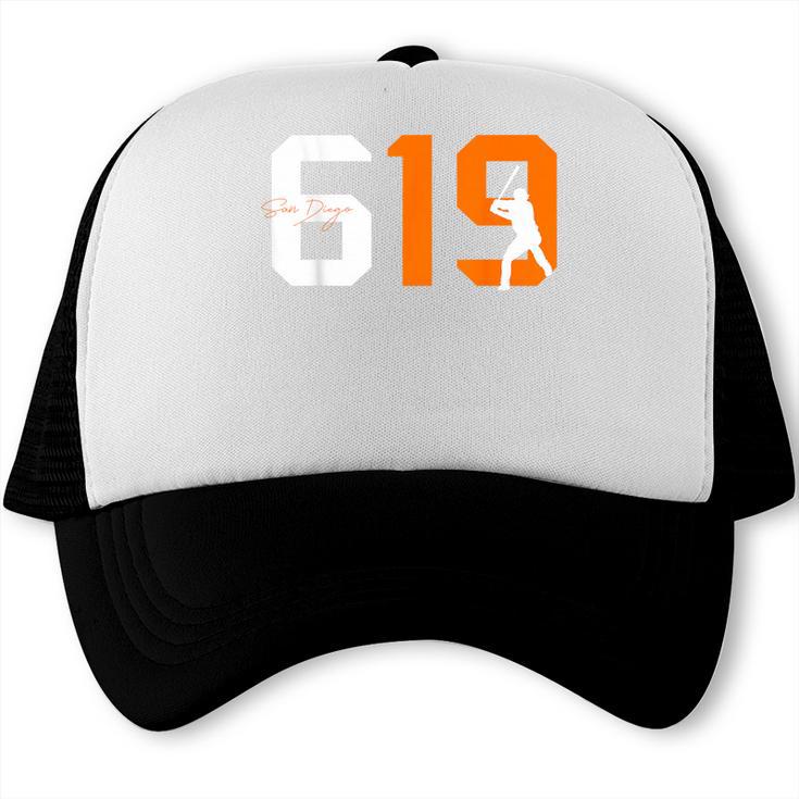 Retro San Diego 619 Vintage 90's Baseball Sports Style Lover Trucker Cap Retro San Diego 619 Vintage 90's Baseball Sports Style Lover Trucker Cap