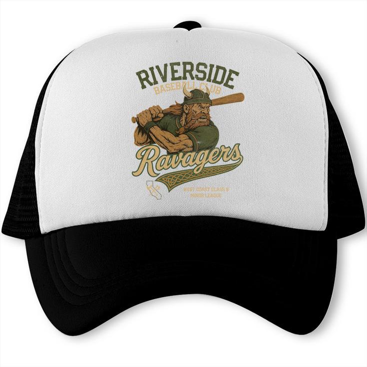 Riverside Ravagers Retro Minor League Baseball Trucker Cap Riverside Ravagers Retro Minor League Baseball Trucker Cap