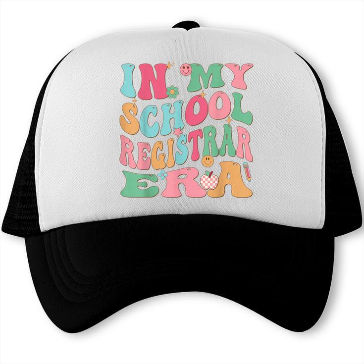 In My School Registrar Era Retro Back To School Trucker Cap