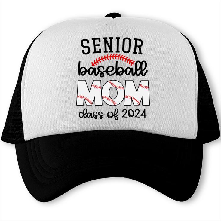 Senior Baseball Mom Class Of 2024 High School College Sports Trucker Cap Senior Baseball Mom Class Of 2024 High School College Sports Trucker Cap