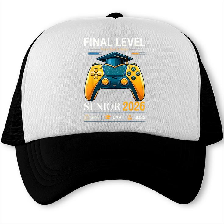 Senior Class Of 2026 Back To School Gamer Boys Senior 2026 Trucker Cap