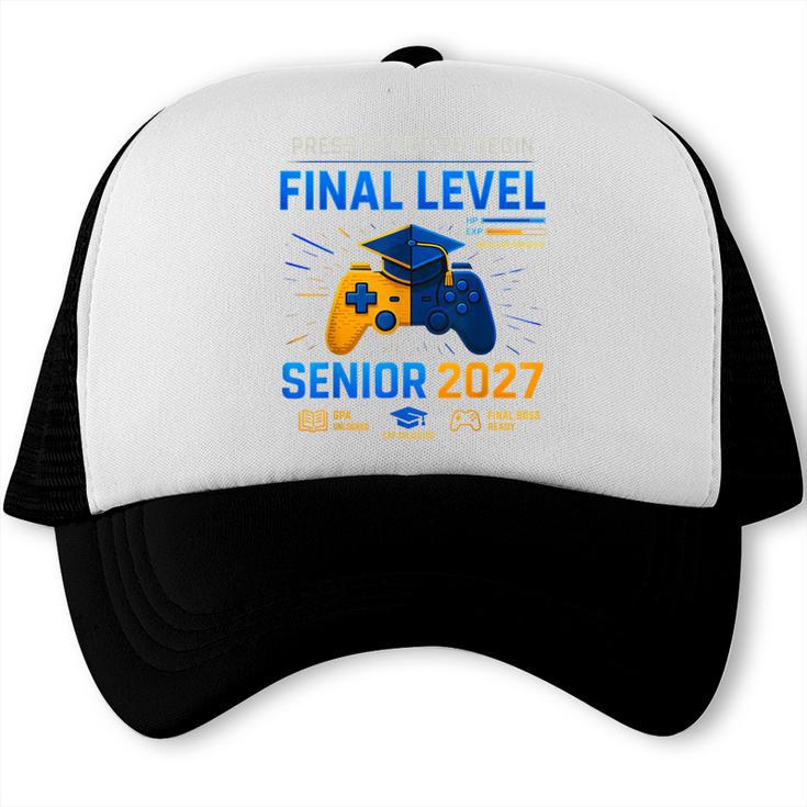 Senior Class Of 2027 Back To School Gamer Senior 2027 Trucker Cap