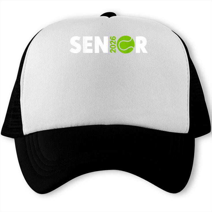 Senior Tennis 2026 Class Of 2026 Graduate Back To School Fun Trucker Cap