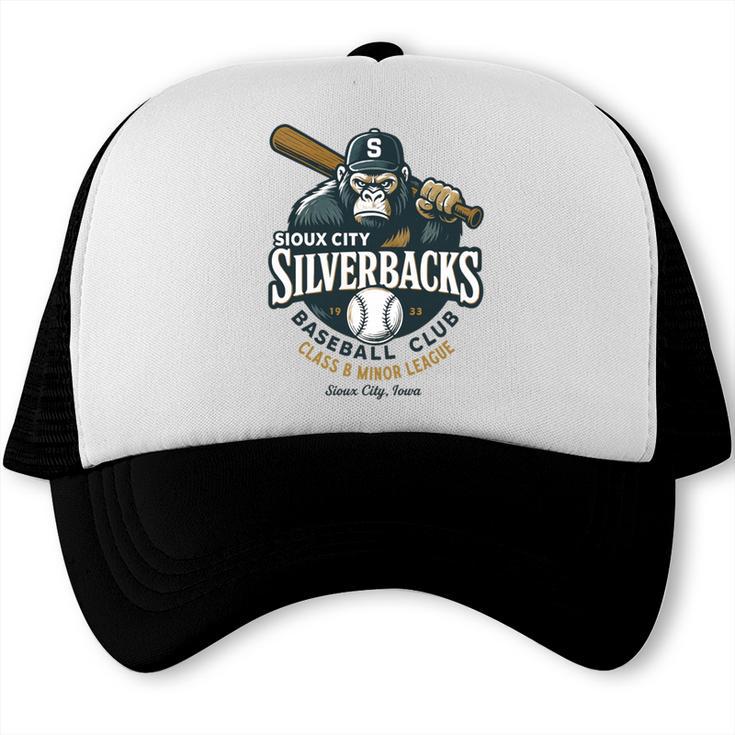 Sioux City Silverbacks Retro Minor League Baseball Trucker Cap