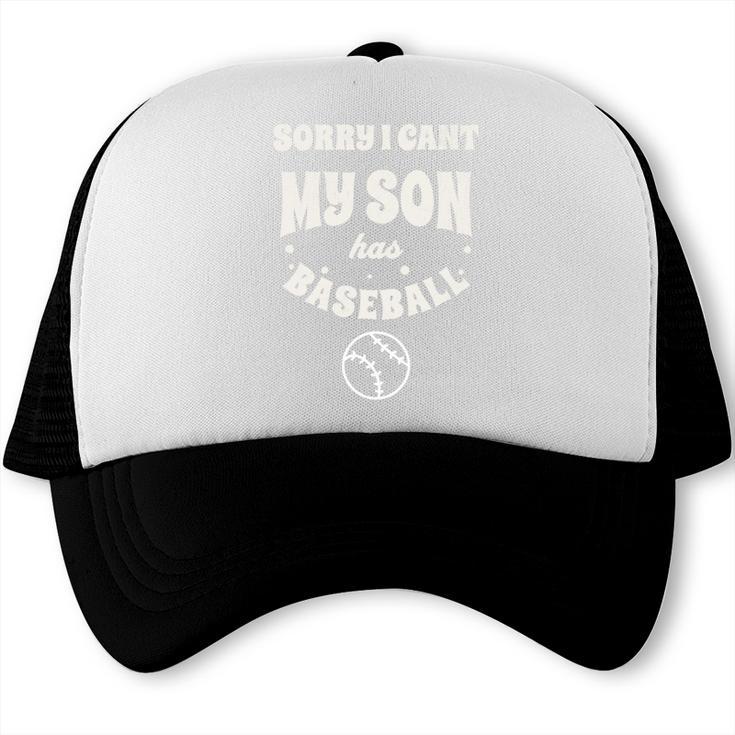 My Son Has Baseball Baseball Mom Mother's Day Sports Retro Trucker Cap My Son Has Baseball Baseball Mom Mother's Day Sports Retro Trucker Cap