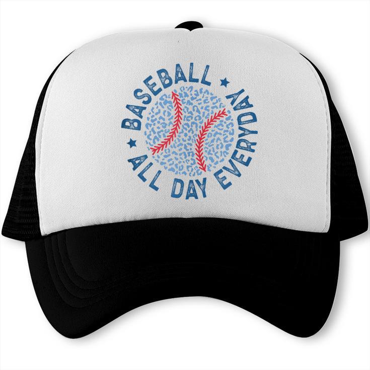 Spring 2024 Season Cute Baseball Mom All Day Everyday Trucker Cap Spring 2024 Season Cute Baseball Mom All Day Everyday Trucker Cap