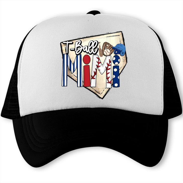 T-Ball Mimi Baseball Mom Game Day Trucker Cap
