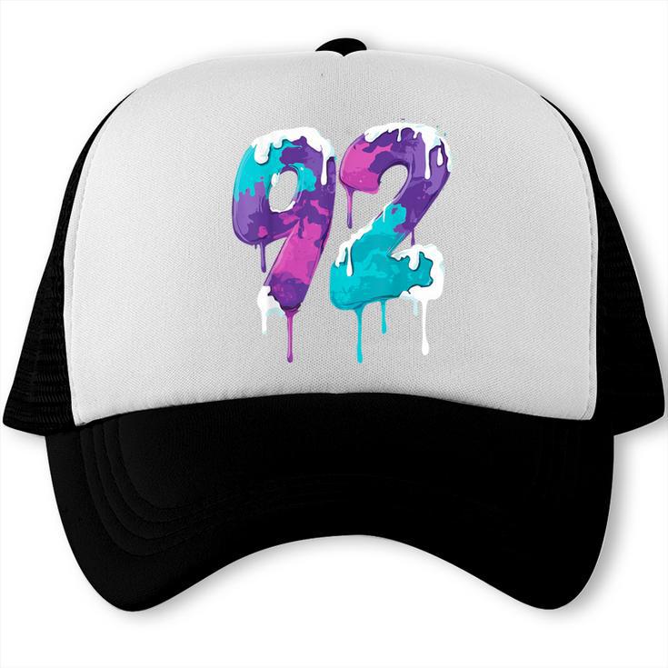 Vintage Baseball 92 Number Trucker Cap