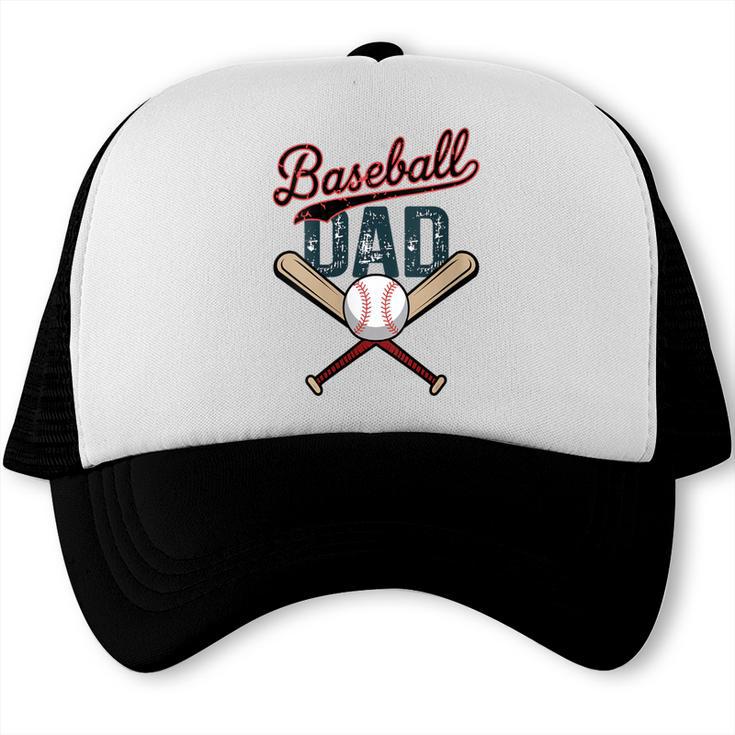 Vintage Baseball Dad Father's Day Birthday Matching Family Trucker Cap