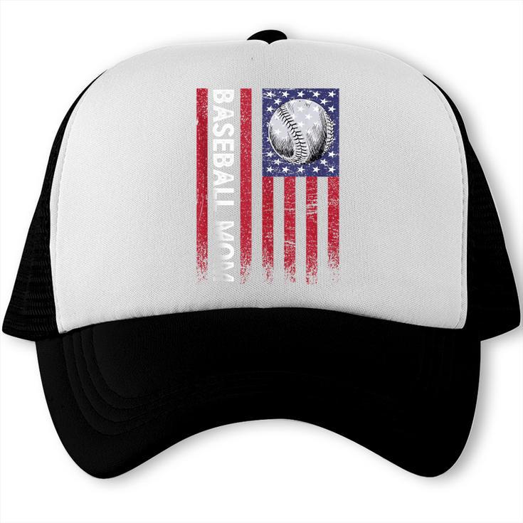 Vintage Baseball Mom Proud Family Summer Baseball Player Trucker Cap