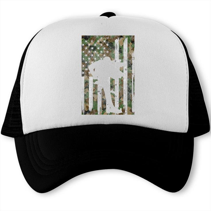 Vintage Baseball US Camouflage Flag Tee Baseball Dad Player Premium Tri-Blend Trucker Cap Vintage Baseball US Camouflage Flag Tee Baseball Dad Player Premium Tri-Blend Trucker Cap