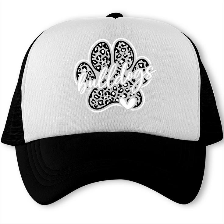Vintage Bulldogs Team Pride School Spirit Back To School Trucker Cap