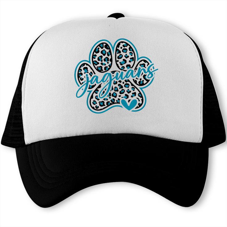 Vintage Jaguar School Sports Team Spirit Back To School Trucker Cap Vintage Jaguar School Sports Team Spirit Back To School Trucker Cap