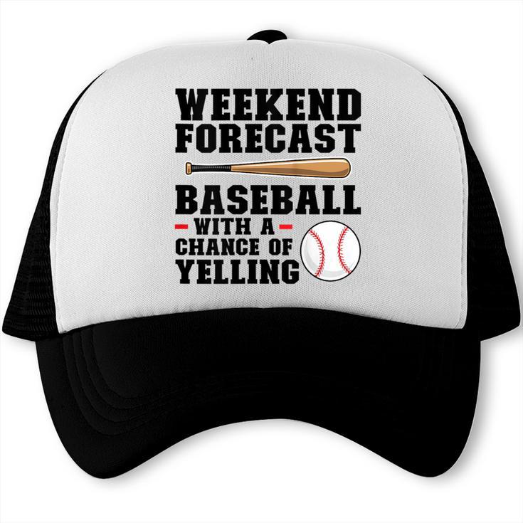 Weekend Forecast Baseball Baseball Mom Trucker Cap Weekend Forecast Baseball Baseball Mom Trucker Cap