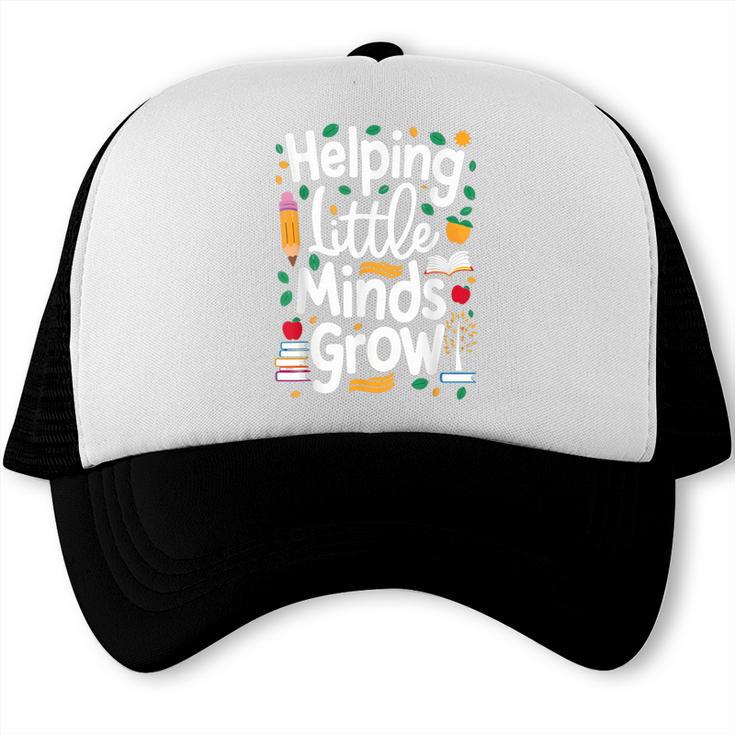 Women's Helping Little Minds Grow Back To School Apparel Trucker Cap