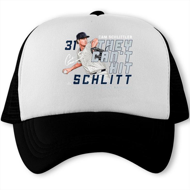 They Can't Hit Schlitt Cam Schlittler New York Baseball MLBP Trucker Cap
