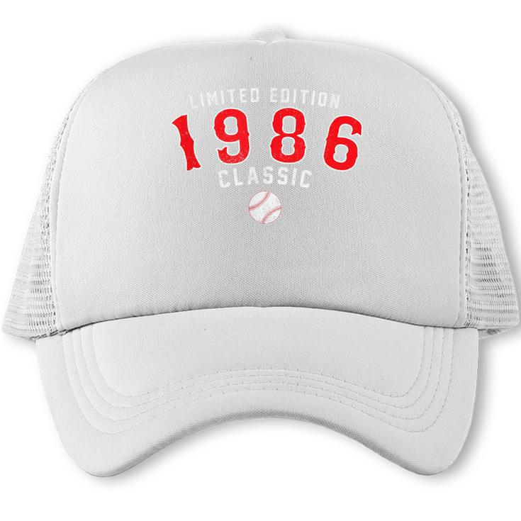 40 Year Old 1986 Classic Baseball 40th Birthday Trucker Cap