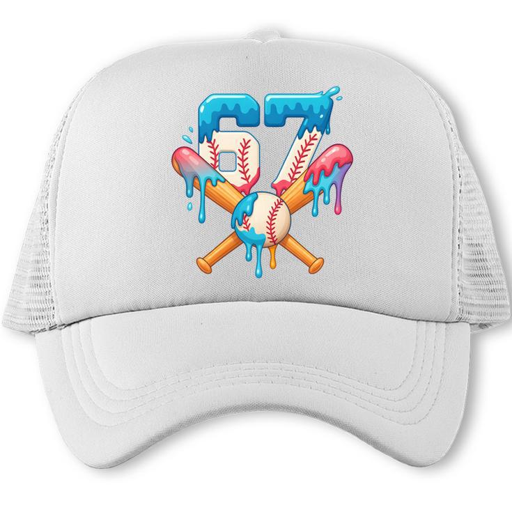 67 Baseball Life Style 101 Apparel Youth Drip Baseball Boys Trucker Cap