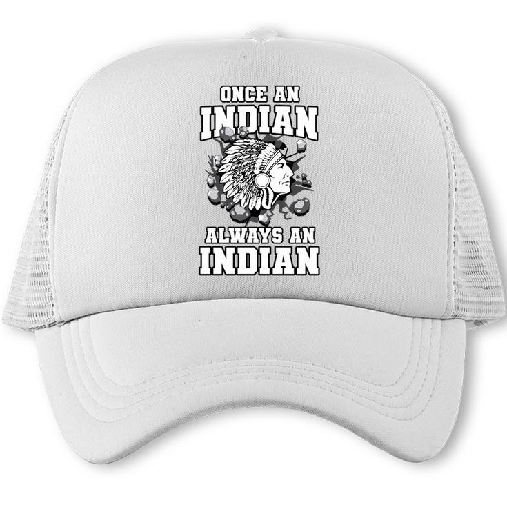 Always An Indian Back To School Spirit Premium Tri-Blend Trucker Cap