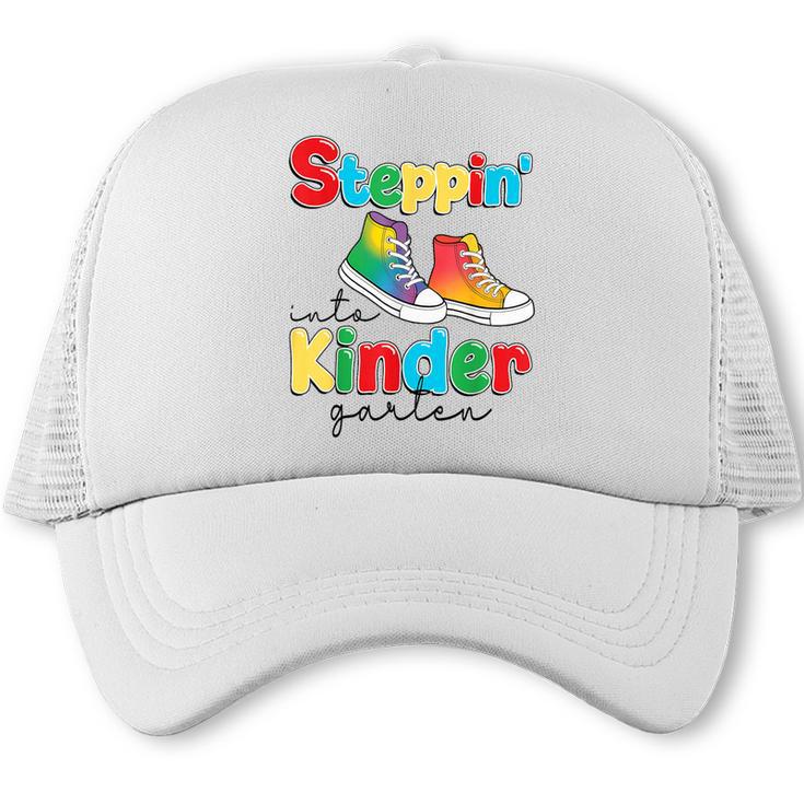 Back To School Girls Boys First Day Of Kindergarten Trucker Cap