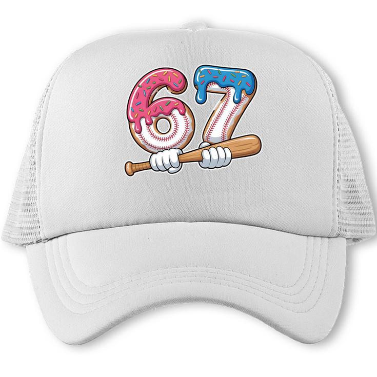 Baseball 67 Kids Ice Cream Drip Six Seven Youth Boys Trucker Cap