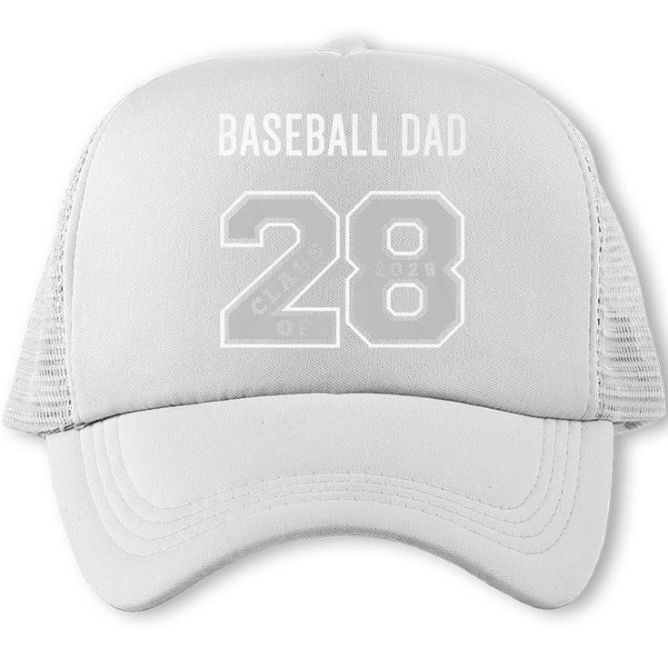 BASEBALL DAD CLASS OF 2028 BASEBALL DAD 28 CLASS OF 28 Premium Trucker Cap