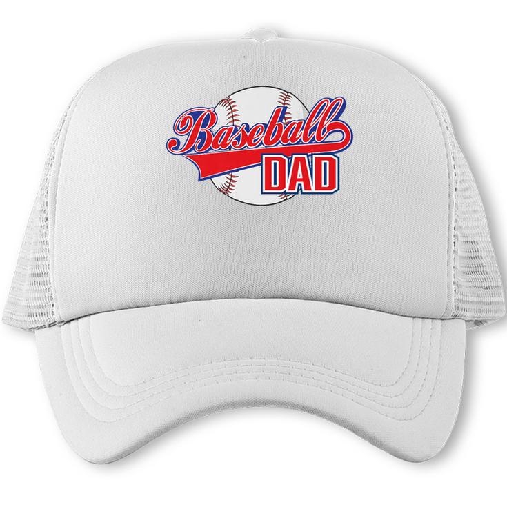 Baseball Dad Coach Baseball Baseball Premium Trucker Cap