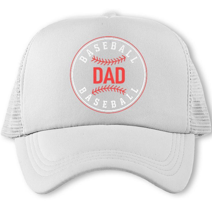 Baseball Dad Father Family Matching Premium Trucker Cap