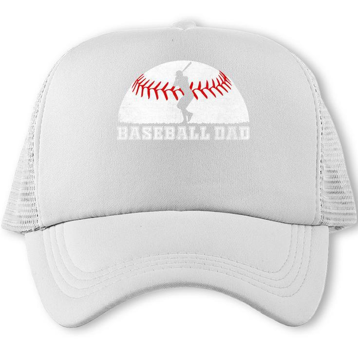 Baseball Dad Father's Day Men Sports Lover Premium Trucker Cap
