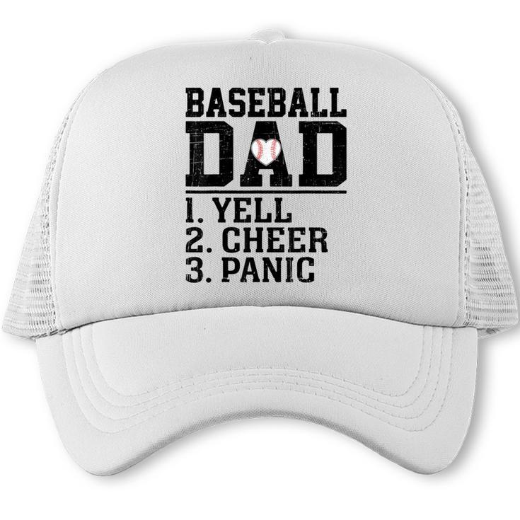 Baseball Dad Parent Of Player Family Sports Fan Lover Trucker Cap