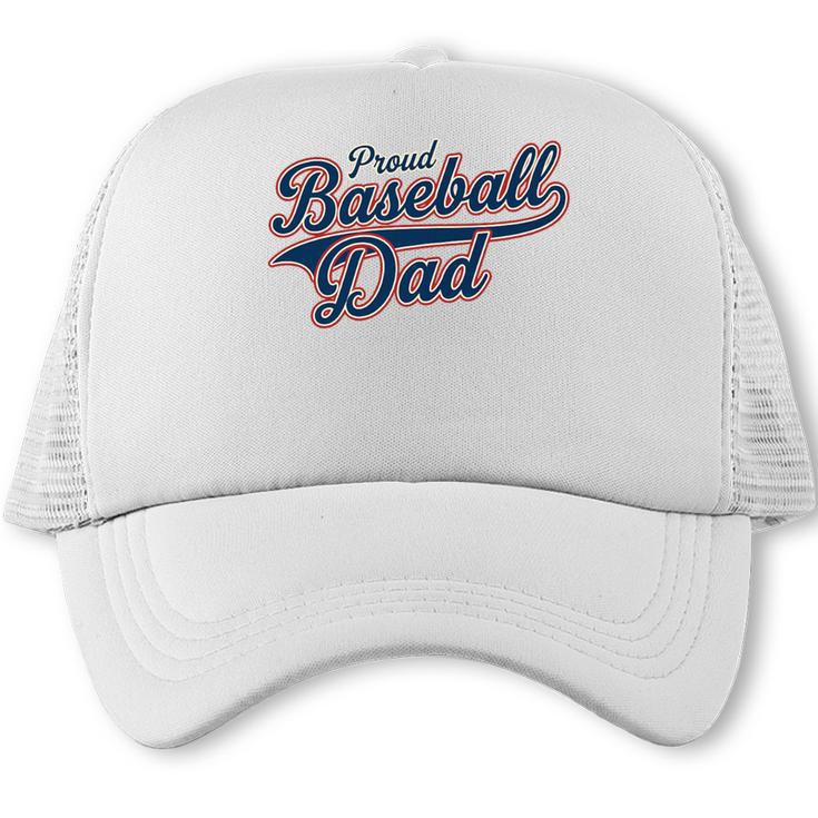Baseball Dad Graphic Premium Tri-Blend Trucker Cap
