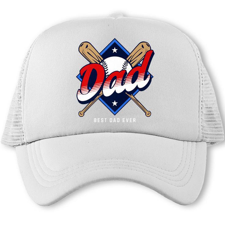 Baseball Dad Baseball Premium Trucker Cap