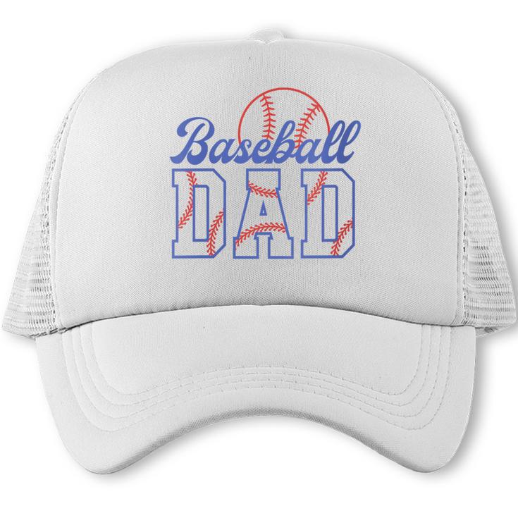 Baseball Dad Retro Baseball Dads Club Trucker Cap