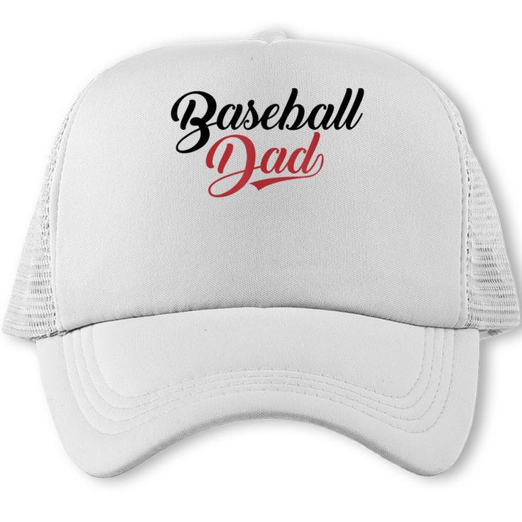 Baseball Dad Script Trucker Cap