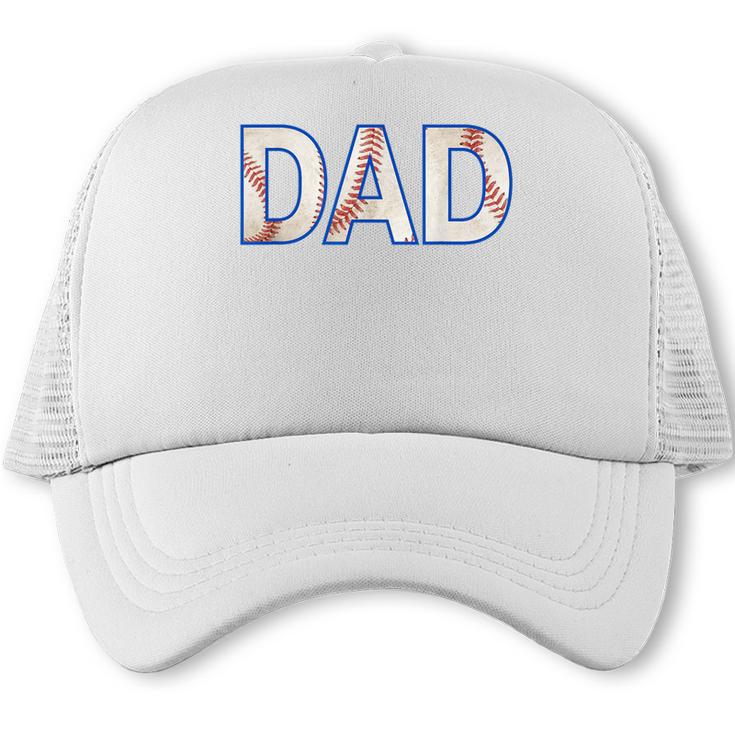 Baseball Dad Shirt For Father's Day Dads Of Baseball Players Trucker Cap