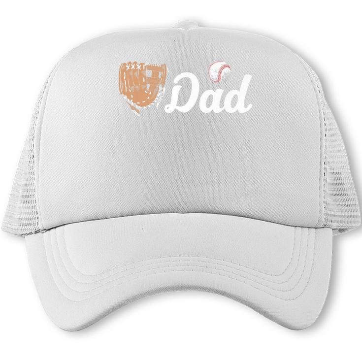 Baseball Dad Softball Dad Father's Day Premium Trucker Cap