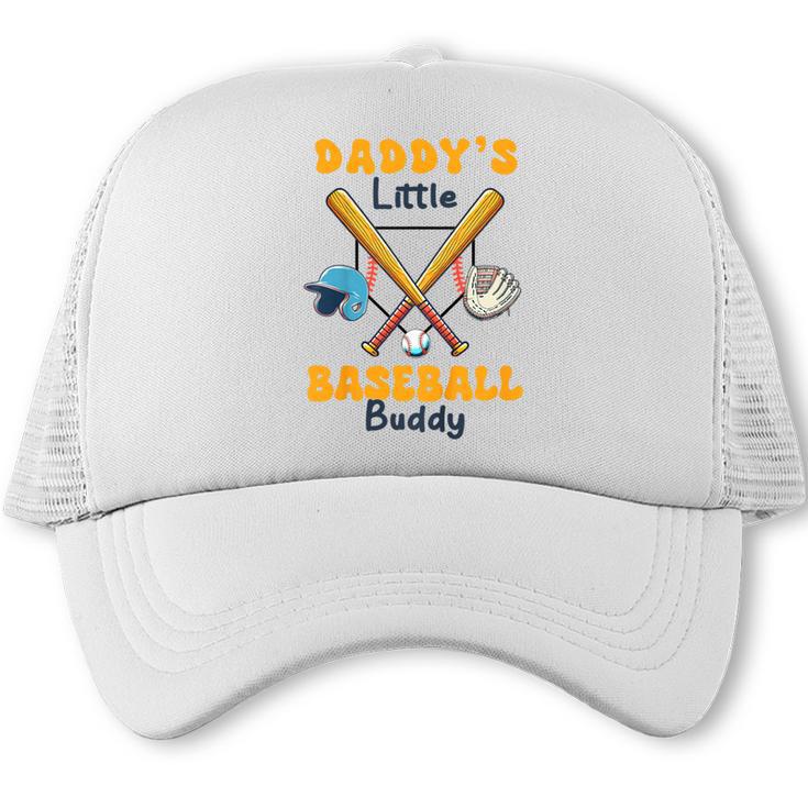 Baseball Daddy's Little Baseball Lover Kid Father's Day Trucker Cap