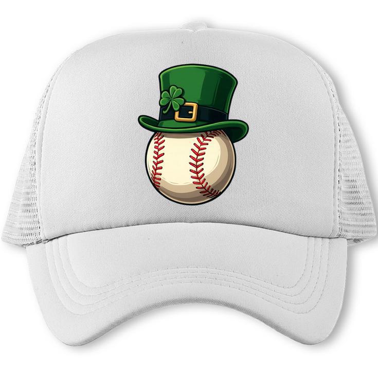 Baseball Leprechaun Hat Saint Patrick Retro Trucker Cap