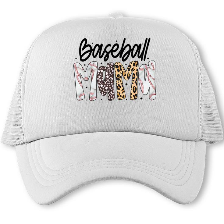 Baseball Mama Coquette Mother's Day Baseball Mom Vintage Trucker Cap
