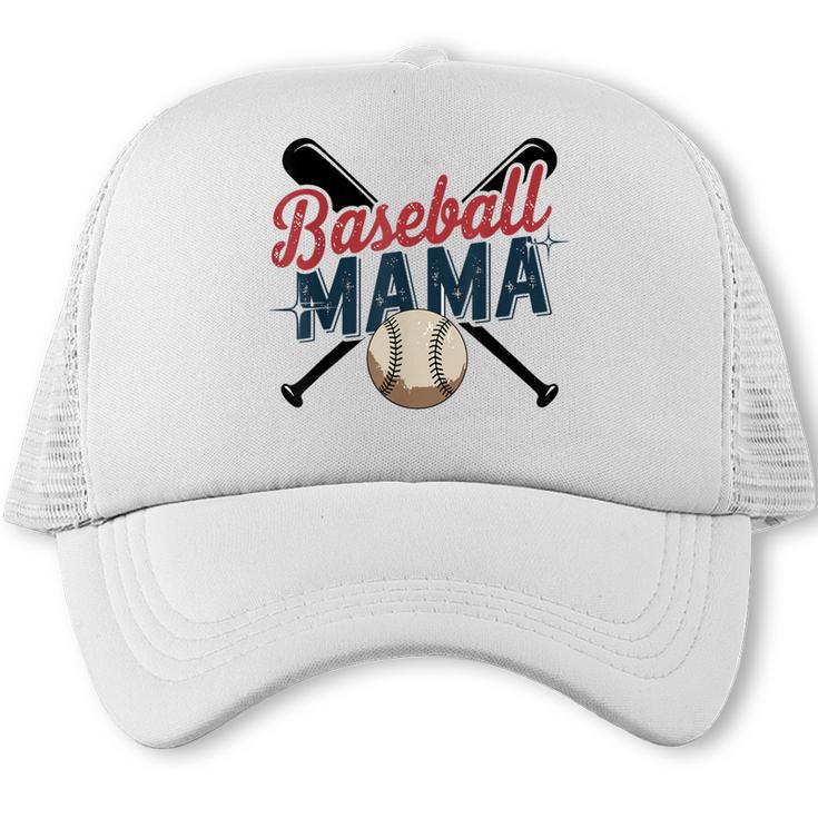 Baseball Mama Squad Proud Sports Mom Game Day Trucker Cap