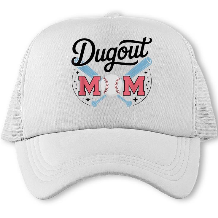 Baseball Mom – Proud Dugout Supporter Trucker Cap
