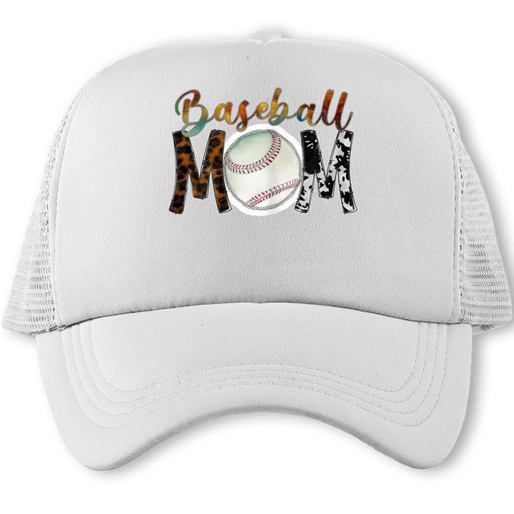Baseball Mom Mama Mother Trucker Cap
