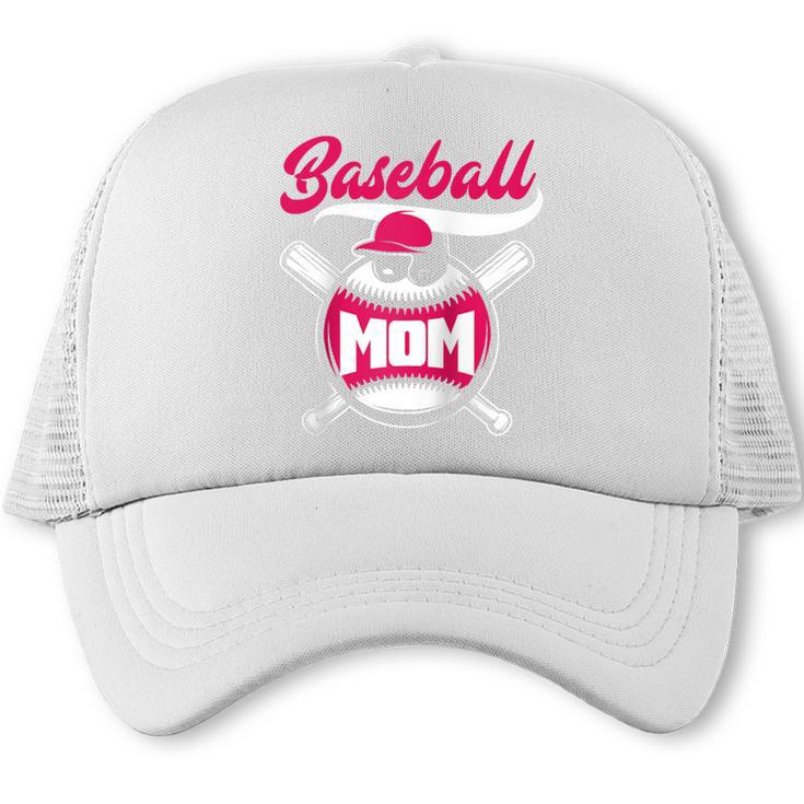 Baseball Mom Raglan Baseball Tee Trucker Cap