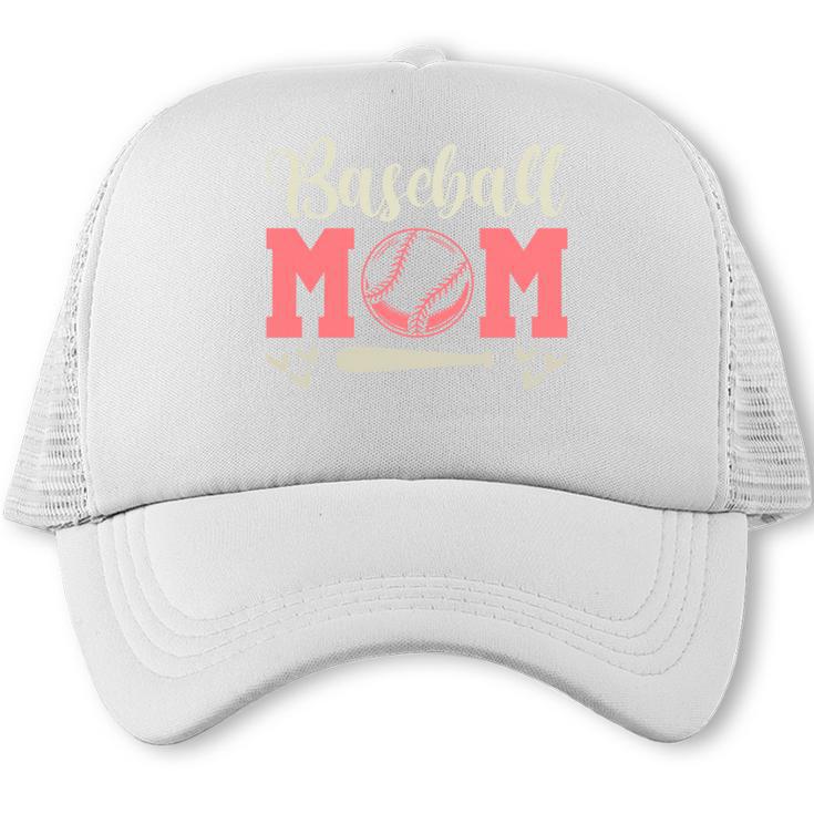 Baseball Mom Baseball Season Sports Mom Baseball Mama Trucker Cap
